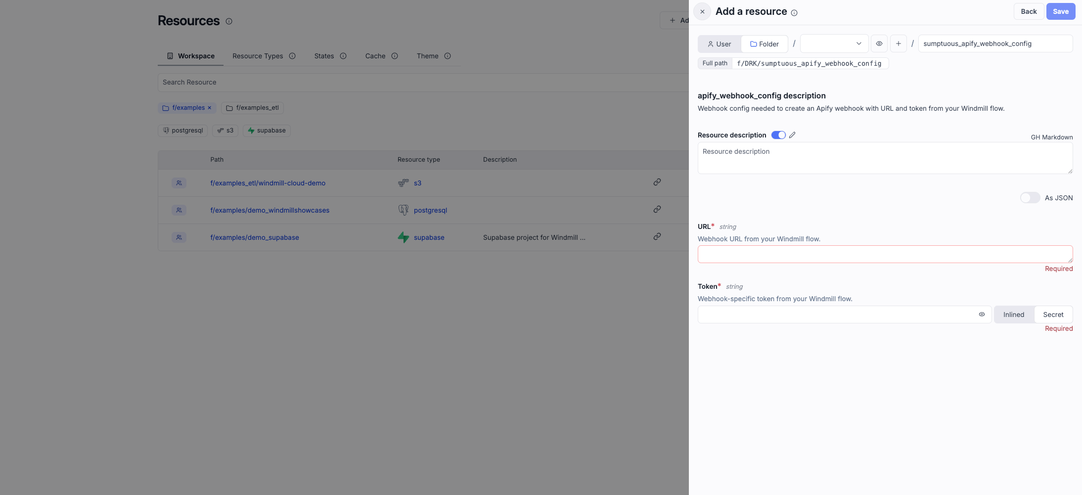 Apify Webhook